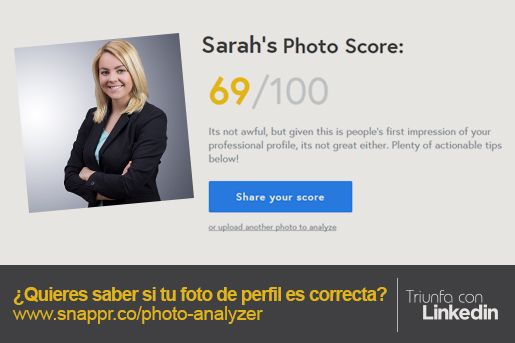 analizador de fotos para perfil de LinkedIn