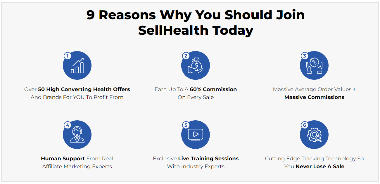 sell health affiliate
