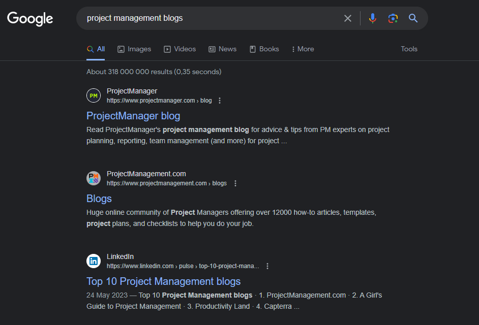 project management blogs
