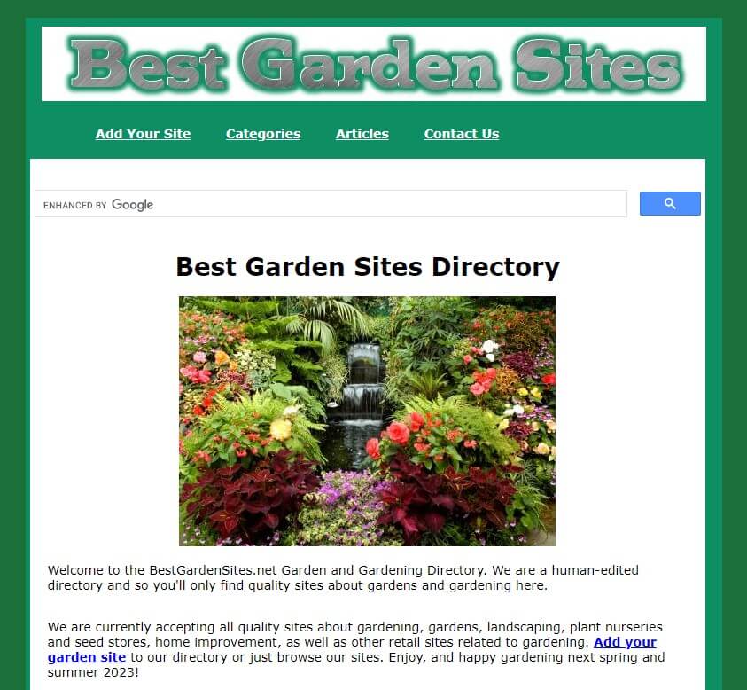 best gardens website