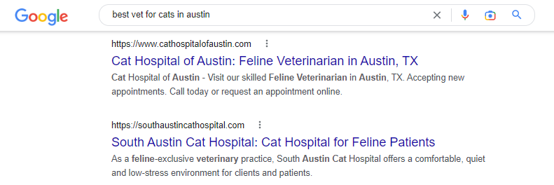 bester Tierarzt für Katzen in Austin