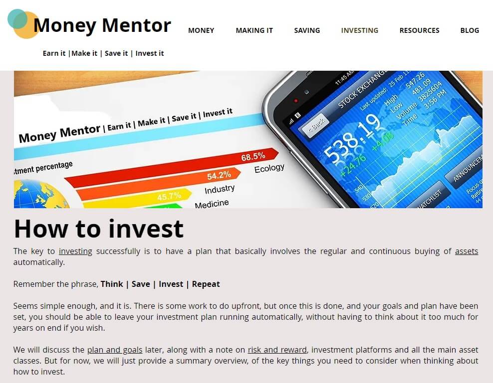 money mentor blog
